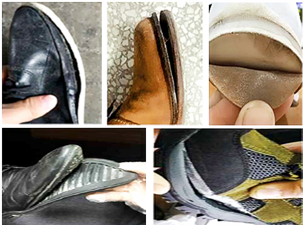 application of shoe adhesive